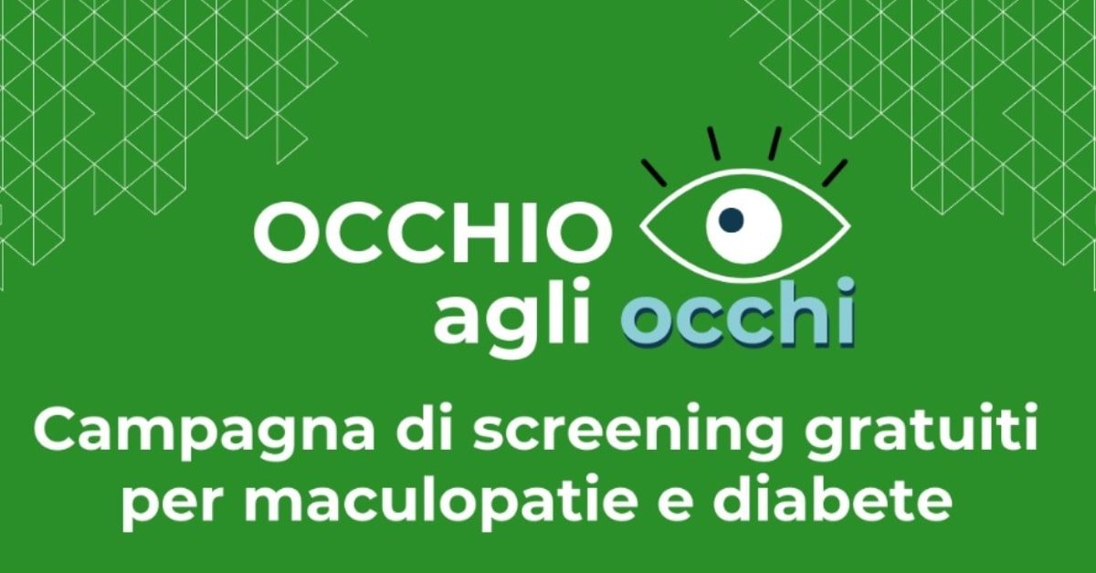 ‘Occhio agli occhi’: la prima campagna italiana che unisce screening visivo e controllo del diabete